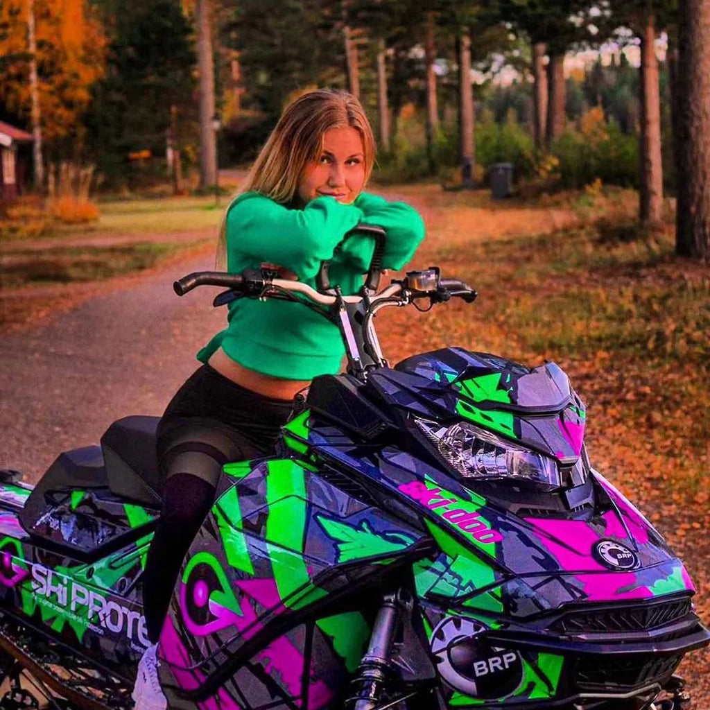 Lia Larsson on her Free To Ride Ski-Doo, 2020